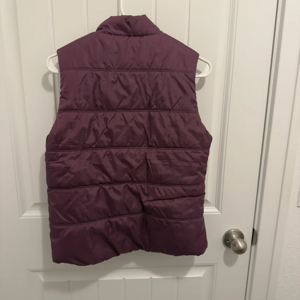 American Eagle Women's Purple Puffer Outdoor Thermal Vest Size Medium
